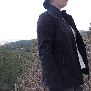 Ladies Black Athletic Jacket